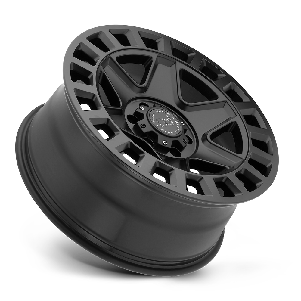 Llanta Black Rhino York Matte Black 17X9.0 6X139.7 offset -12
