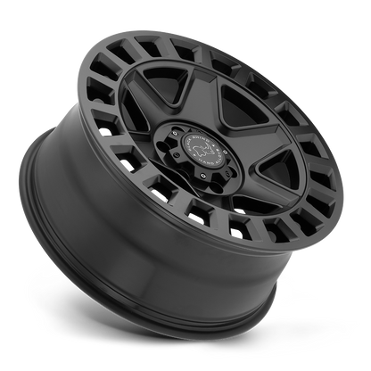 Llanta Black Rhino York Matte Black 17X9.0 6X139.7 offset -12