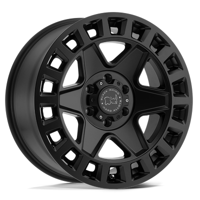 Llanta Black Rhino York Matte Black 17X9.0 6X139.7 offset -12
