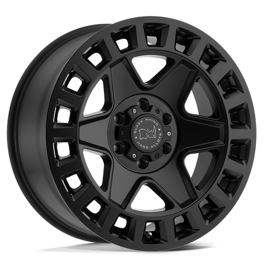 Llanta Black Rhino York Matte Black 17X9.0 6X139.7 offset -12
